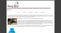 Desktop Screenshot of fuzzyfeetdogrescue.org